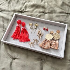 Statement Earrings Lot (6 Pairs Included!)